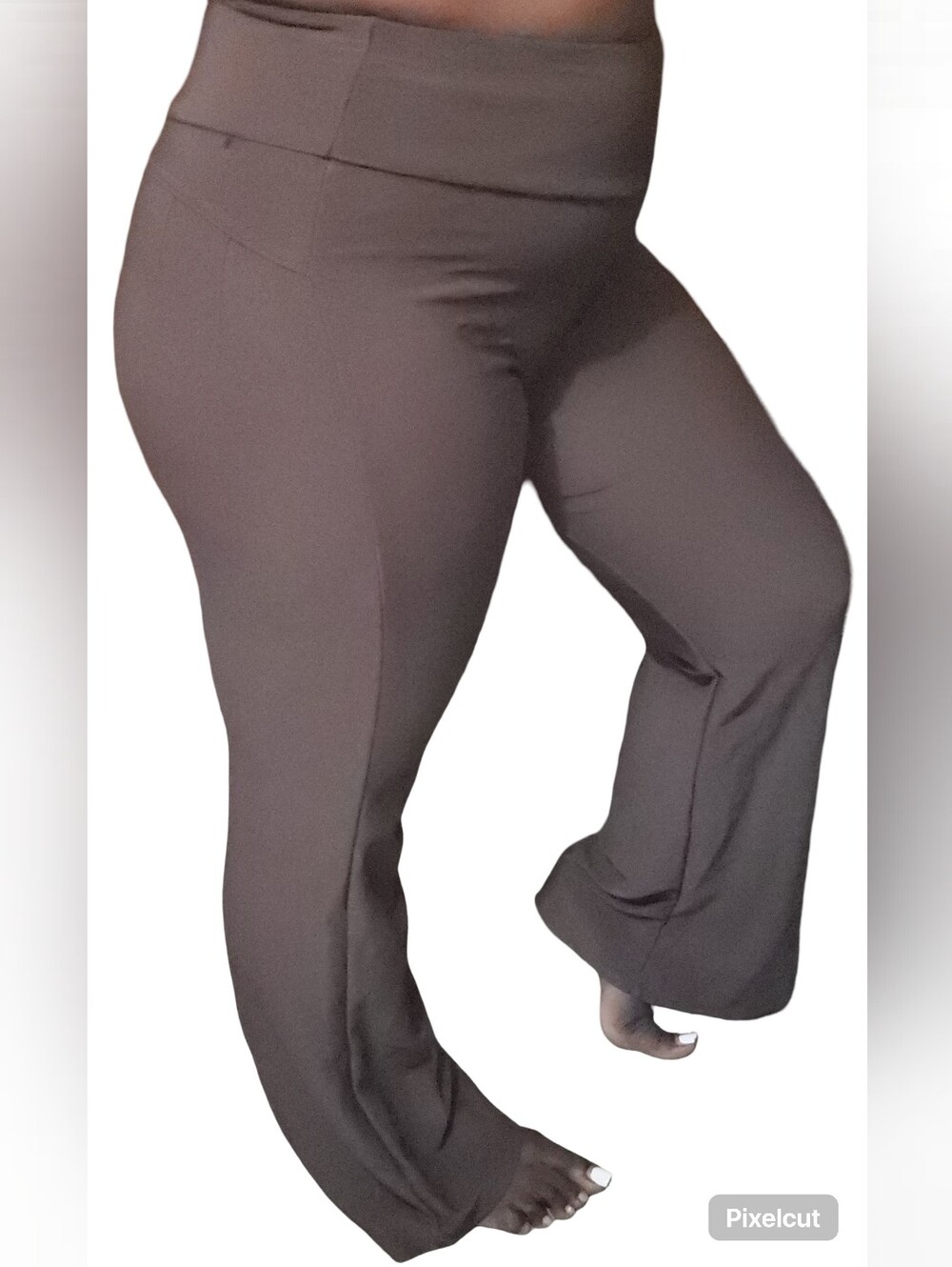 Brown Flare Yoga Pants